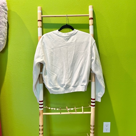 White NASA Graffiti Style Crew Neck - Picture 2 of 2